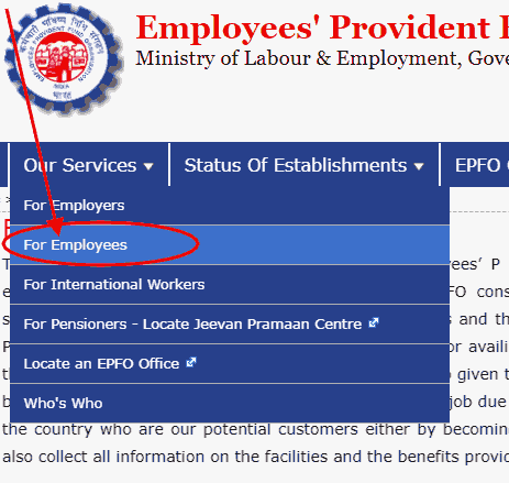 First step EPF Status Check