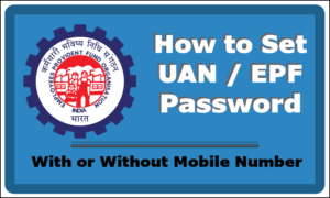 UAN EPF Password Reset