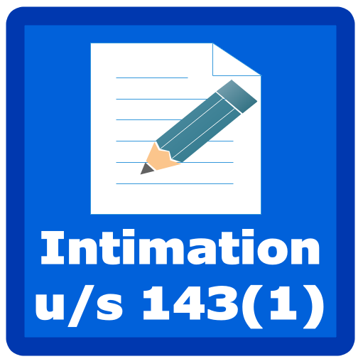 Intimation u/s 143(1) meaning in hindi