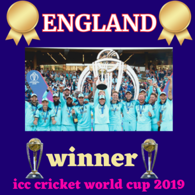 England winner of 2019