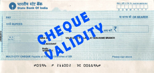 bank cheque validity